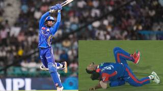 DC vs MI: तिलक वर्मा के शॉट की वजह से हुआ बड़ा हादसा! भिड़ गए दिल्ली के दो खिलाड़ी