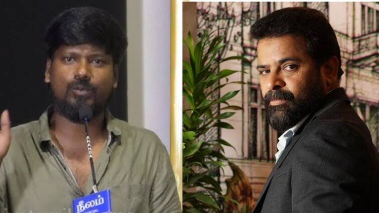 kottukkaali director P S vinothraj Slams Director Ameer on Neelam festival தெருவிற்குள் வரக்கூடாது என்று சொல்வது மாதிரி..பா ரஞ்சித் முன் அமீருக்கு  பதிலடி கொடுத்த கொட்டுக்காளி இயக்குநர்