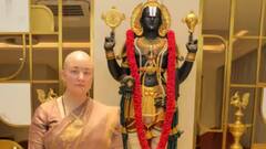 मोठ्या दुर्घटनेतून मुलगा सुखरुप परतला, पवन कल्याण यांच्या रशियन पत्नीने तिरुपती मंदिरात जाऊन नवस पूर्ण केला