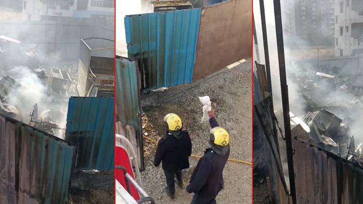 आगीच्या घटनेनंतर पुणे व पीएमआरडीए अग्निशमन दलाच्या जवानांकडून आगीवर नियंञण मिळवण्यात आलं आहे.