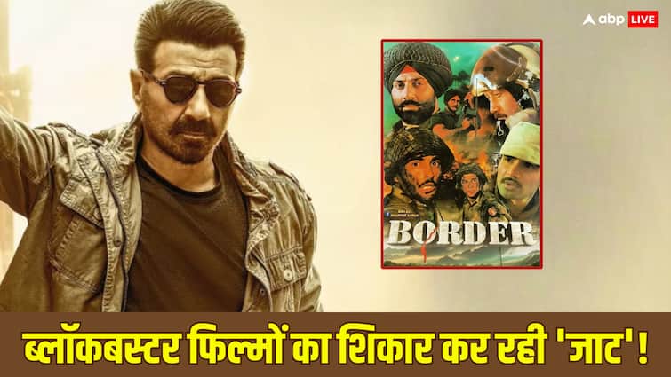 Jaat Box Office Collection Day 5: 'जाट' ने तोड़ा 'बॉर्डर' का रिकॉर्ड, 'गदर' होगी अगला शिकार? जानें 5 दिनों का बॉक्स ऑफिस कलेक्शन Jaat Box Office Collection Day 5 sunny deol movie breaks border lifetime collection next target is yamla pagla deewana and gadar Jaat Box Office Collection Day 5: 'जाट' ने तोड़ा 'बॉर्डर' का रिकॉर्ड, 'गदर' होगी अगला शिकार? जानें 5 दिनों का बॉक्स ऑफिस कलेक्शन