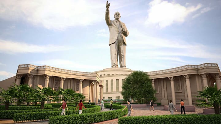 दादर येथील इंदू मिलच्या जागेवर उभारण्यात येणाऱ्या भारतरत्न डॉ. बाबासाहेब आंबेडकर यांच्या स्मारकातील पुतळ्याच्या कामासाठी 1395 टन धातूची गरज लागणार आहे. सरकारकडून त्याची खरेदी करण्यात आली आहे.