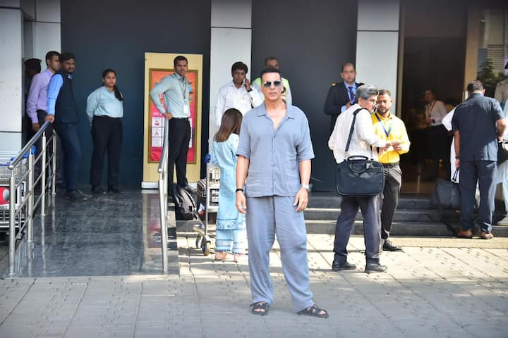 केसरी 2 के प्रमोशन के लिए अक्षय कुमार आज एयरपोर्ट पर स्पॉट हुए.