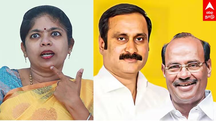 PMK President Anbumani Ramadoss Clash Thilagabama Vadivel Ravanan வேலையை ஆரம்பித்த ராமதாஸ்? ''திலகபாமா ஓர் அரைவேக்காடு, நோய்க்கிருமி''- பாமக பொதுச்செயலாளர் அறிக்கை! 