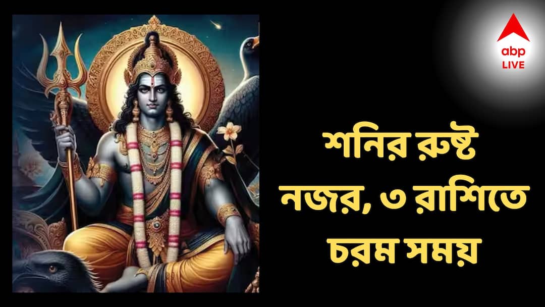 Shanidev Astrology Effect sadesati karma this 3 zodiac sign get impact Shani Dev: কয়েক ঘণ্টা পরই চরমে সাড়েসাতির প্রভাব, শনিদেবের রুষ্ট নজরে ভোগান্তি এই রাশিদের