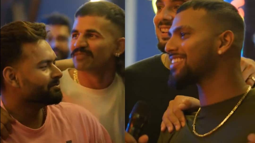 Watch Nicholas Pooran singing a Hindi song Rishabh Pant also joined him ahead lsg vs csk ipl 2025 match Watch: हिंदी सॉन्ग गाकर वेस्टइंडीज प्लेयर निकोलस पूरन ने लूटी महफिल, ऋषभ पंत ने भी दिया साथ