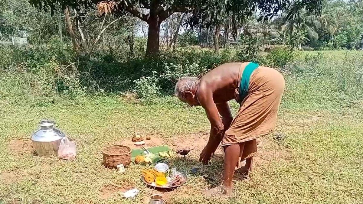 சித்திரை முதல்நாள்... தஞ்சை மாவட்ட விவசாயிகள் பொன்னேர் பூட்டினர்