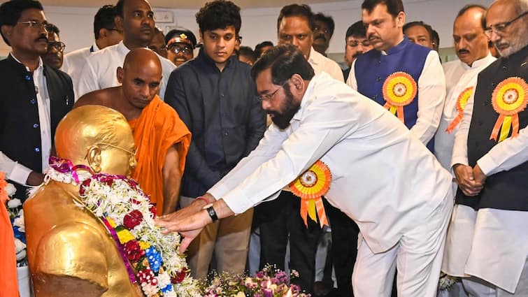 Eknath Shinde Reaction on Not Given Speech On Bhimrao Ambedkar Jayanti At Chaityabhoomi Ajit Pawar Devendra Fadnavis ANN CM देवेंद्र फडणवीस से पहले तय था भाषण, रद्द होने पर डिप्टी CM शिंदे बोले, 'मेरे लिए यह...'