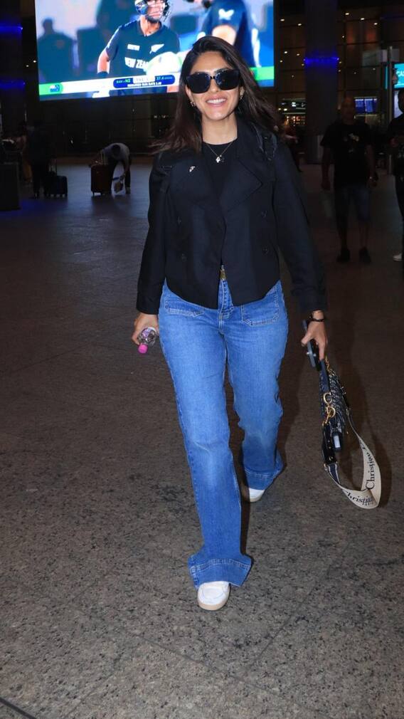 Casual Luxe? Mrunal’s Airport Fashion Is Spot On