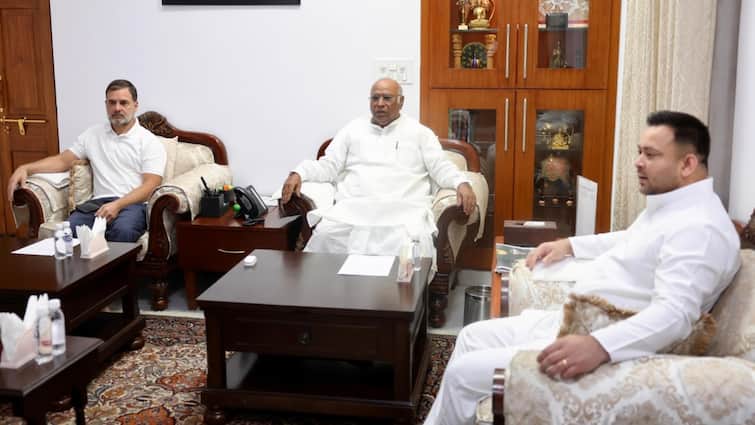 Rahul gandhi Tejaswi yadav met in Delhi,was there any discussion on seats RJD Leader made the revelation after the meeting राहुल-तेजस्वी की दिल्ली में मुलाकात, क्या सीटों पर हुई बात? मीटिंग से बाहर आकर RJD नेता ने कर दिया खुलासा