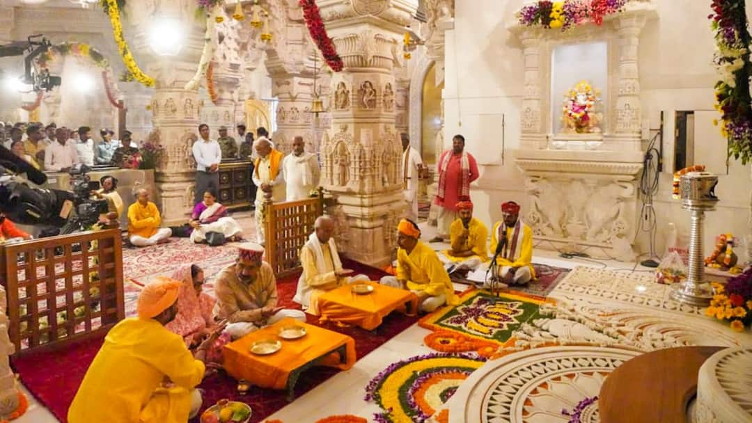 Ram Mandir Construction 99% Complete Ram Darbar To Be Installed In May Nripendra Mishra Ayodhya Ram Mandir 99% Complete, Ram Darbar To Be Installed In May : Construction Committee Chief