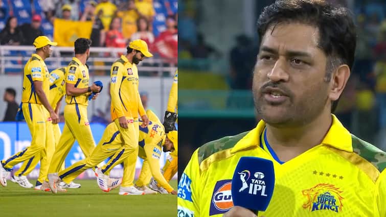 ms dhoni in post match presentation told who was the real deserving player of the match award in lsg vs csk LSG vs CSK: 'मैं हैरान हूं मुझे मिल रहा है...', MS Dhoni ने बताया कौन था प्लेयर ऑफ़ द मैच अवार्ड का असली हकदार