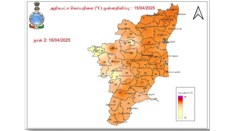 Tamilnadu Weather Updates Today And Tomorrow Heat Wave Temperatures Increase மக்களே கவனம்: தமிழ்நாட்டில் 2 டிகிரி வரை உயரும் வெப்பநிலை- வானிலை மையம் எச்சரிக்கை