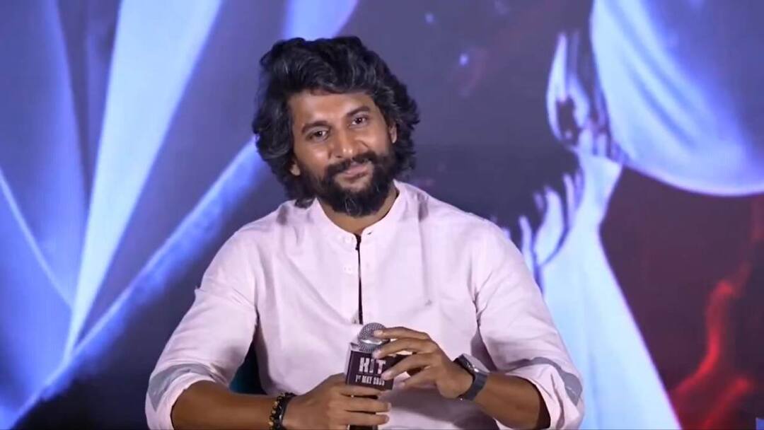 Nani: 'ఆ దేశాల్లో మనకంటే క్రైమ్ రేట్ తక్కువే' - అది ఓ స్టుపిడ్ కాన్సెప్ట్ అంటున్న నేచురల్ స్టార్ నాని Nani said that countries that make films that are 10 times more violent than Hit 3 Movie have lower crime rates than us Srinidhi Shetty Know More Updates Nani: 'ఆ దేశాల్లో మనకంటే క్రైమ్ రేట్ తక్కువే' - అది ఓ స్టుపిడ్ కాన్సెప్ట్ అంటున్న నేచురల్ స్టార్ నాని