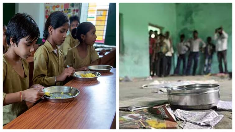 Telangana Man Arrested For Spraying Herbicide On Midday Meal Utensils At School மதிய உணவில் கலக்கப்பட்ட பூச்சிக்கொல்லி மருந்து.. குழந்தைகளுக்கு என்னாச்சு?