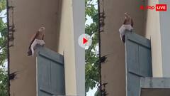 परीक्षा देने आए छात्र से बाज ने की मस्ती! हॉल टिकट ही ले उड़ा, वीडियो देख सिर पीट लेंगे आप