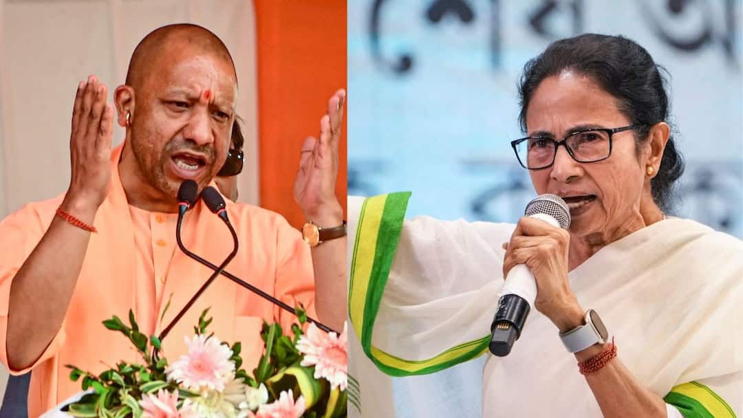 West Bengal CM Mamata Banerjee Targets UP CM Says Yogi Biggest Bhogi BJP Counter TMC Chief Murshidabad Violence 'लातों के भूत बातों से नहीं मानते...', CM योगी के बयान पर भड़कीं ममता बनर्जी; बोलीं- 'योगी सबसे बड़े भोगी'
