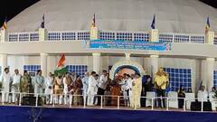 अबेंडकर जयंती पर आगरा पहुंचे CM योगी, बंगाल हिंसा को लेकर सपा और कांग्रेस पर किया हमला