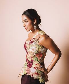 Malaika Arora Stuns In A Floral Embellished Corset At Global Spa Awards, See Pics