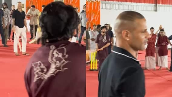 IPL के बीच शिखर धवन और बाबा बागेश्वर के बीच क्रिकेट मैच, धीरेंद्र शास्त्री निकले ऑलराउंडर; उड़ा दिए सबके होश