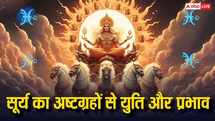 सूर्य की अष्टग्रहों संग युति का असर, जानिए किस युति से मिलता है भाग्य का साथ?