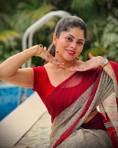 Brahmamudi Serial:'బ్రహ్మముడి' రుద్రాణి అత్త కొత్త ఫొటోలు.. సీరియల్ లో అలా సోషల్ మీడియాలో ఇలా!