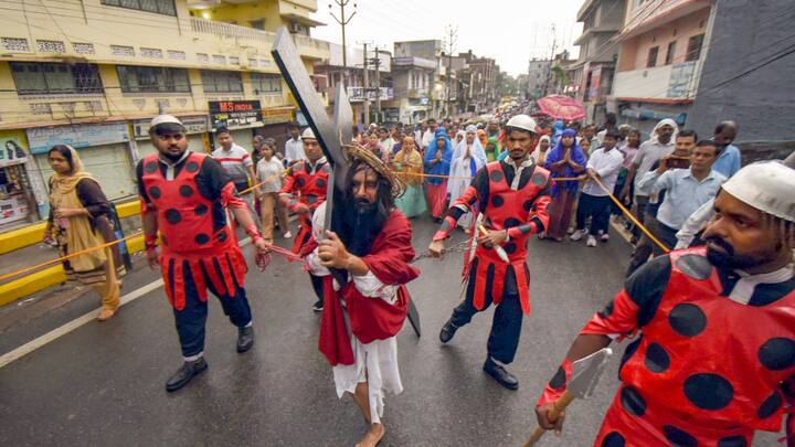 Christians across India solemnly observed Good Friday, commemorating the crucifixion of Jesus Christ by marking the day with prayers, fasting, and processions.