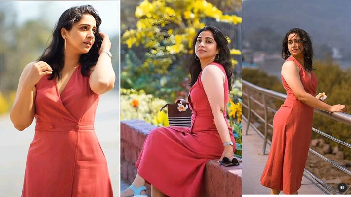 Aai Kuth Kay Karte : लाल इश्क! रेड ड्रेस अन् झिरो स्ट्रेस, आई कुठं काय करते फेम मधुराणीच्या मोहक अदा