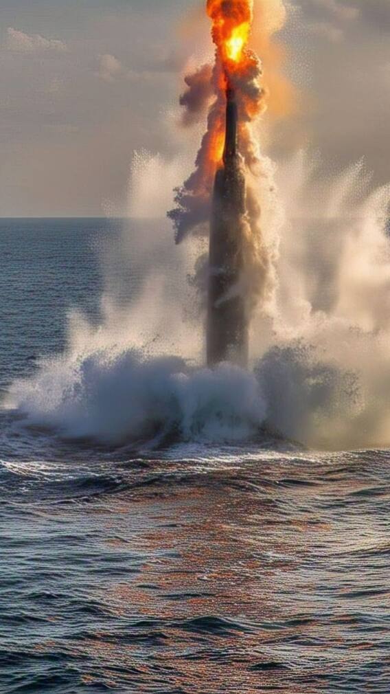 पानी के नीचे कैसे फटती है मिसाइल?