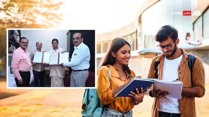 Patanjali Yogpeeth APS University Join Hands To Promote Yoga Ayurveda Natural Healing உலகம் எங்கும் யோகா.. ஏபிஎஸ் பல்கலைக்கழகத்துடன் கைக்கோர்த்த பதஞ்சலி