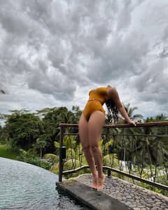 Shama Sikander Sizzles in Bali: Golden-Hued Glamour Meets Paradise Vibes