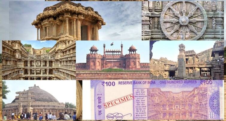 World Heritage symbols on banknotes India currently has 42 World Heritage Sites tnn பணத்தாள்களில் பதிந்த உலக பாரம்பரியச் சின்னங்கள்.. ஆஹா இந்த உண்மை தெரியுமா?