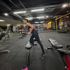 Palak Tiwari Photo: જીમ લુકમાં પલક તિવારીએ ફ્લોન્ટ કરી પરફેક્ટ બોડી