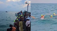 Barshi News : बार्शीतील 10 जलतरणपटूंचा विश्वविक्रम; अवघ्या 9 ते 14 वयोगटातील चिमुकल्यांनी समुद्रात पोहत पार केलं भारत ते श्रीलंका अंतर