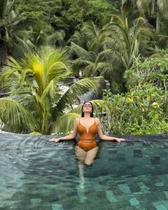 Shama Sikander Sizzles in Bali: Golden-Hued Glamour Meets Paradise Vibes