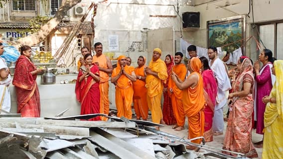 Jains Stage Protest Against Demolition Of Vile Parle Temple By BMC In Mumbai