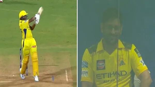 एका तरुण खेळाडूला असे खेळताना पाहून महेंद्रसिंग धोनी देखील आश्चर्यचकित झाला.