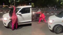 हरिद्वार: मेन रोड़ पर शराब के नशे में महिला का हाई वोल्टेज ड्रामा, राहगीरों और पुलिस सब परेशान