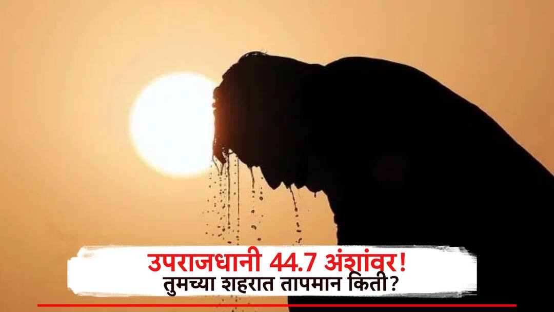 Maharashtra Weather Update Nagpur Scorches at 44.7 C Parbhani at 43.6C What’s the Temperature in Your City तापमानाचा भडका! उपराजधानीत 44.7 अंश परभणीत 43.6 अंश, तुमच्या शहरात काय स्थिती?