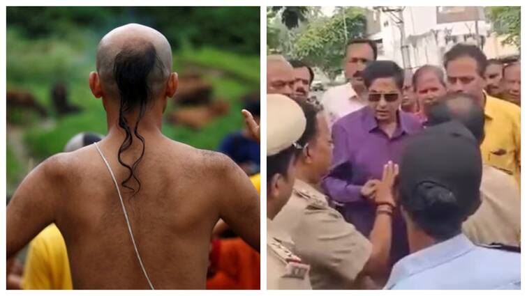 Brahmins Protests intensified as Sacred thread Row creates tension Explained in Tamil பூணூல் போட கூடாதா? தேர்வு அறையில் மாணவர்களுக்கு அனுமதி மறுப்பு.. கொதிக்கும் பிராமணர்கள்