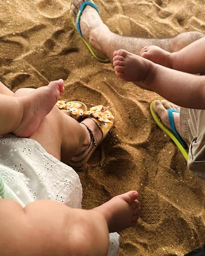 Television actress Shraddha Arya recently embraced motherhood as she and her husband, Rahul Nagal, welcomed twins. The new mom delighted fans by sharing heartwarming glimpses of her little ones and their special first experiences.