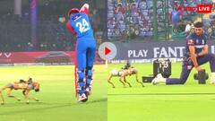खिलाड़ियों के साथ प्रैक्टिस करता दिखा IPL का रोबोट चंपक, स्ट्रेचिंग की भी उतारी नकल- वीडियो वायरल