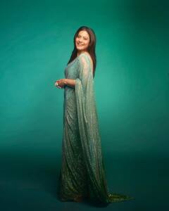 Kajol Charms With Her Effortless Glam In A Sequined Saree; See PICS