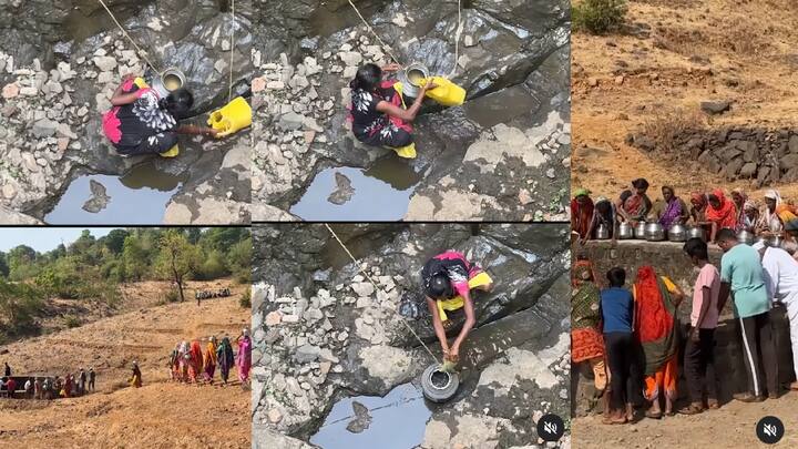 नाशिक जिल्ह्यातल्या पेठ तालुक्यातलं बोरिचिबारी हे गावातला हा व्हिडिओ व्हायरल होत असून संताप व्यक्त केला जात आहे.