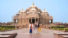 યુએસ વાઇસ પ્રેસિડેન્ટ જેડી વેન્સે પરિવાર સાથે અક્ષરધામ મંદિરની મુલાકાત લીધી, કહ્યું- 'મારા બાળકોને ખૂબ મજા....'