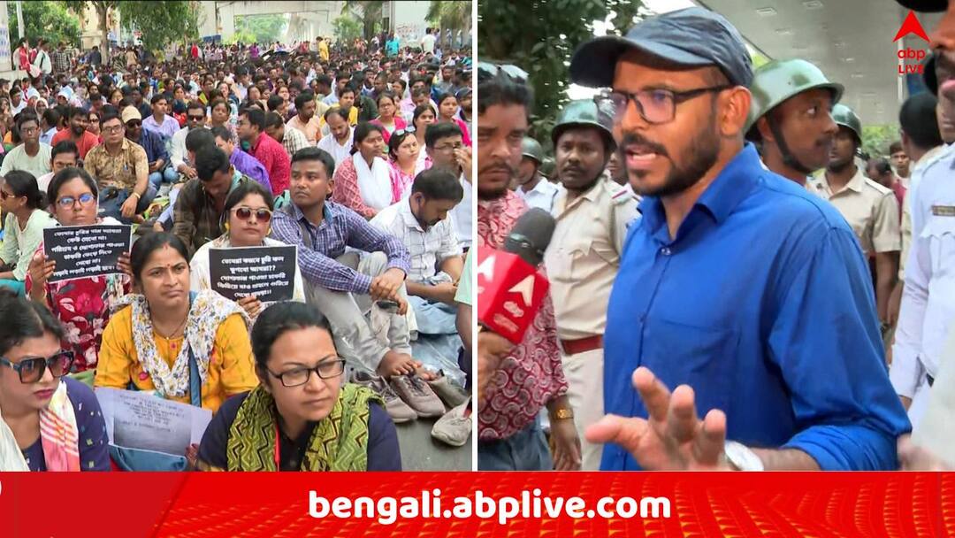 Recruitment Scam SSC Bhaban Abhijan Eligible Candidate List may publish today Evening SSC Scam: সন্ধ্যা ৬ টায় 'যোগ্যদের' তালিকা প্রকাশের সম্ভাবনা ! 'যোগ্য কেউ বাদ গেলে দক্ষযজ্ঞ ঘটিয়ে দেব..' SSC দফতরে সামনে পুলিশে ছয়লাপ