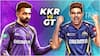 KKR vs GT Score Live: ગુજરાત ટાઇટન્સનો દબદબો યથાવત, કોલકાતા નાઇટ રાઇડર્સને ૩૯ રનથી હરાવ્યું
