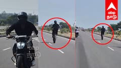 திக் திக் பயணம்...நடுரோட்டில் வீலிங்... உயிர்பயத்தில் வாகனம் ஓட்டும் பொதுமக்கள்