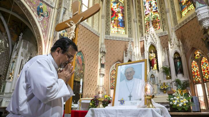 Later on April 21, the Ministry of Home Affairs released a statement announcing a three-day mourning, in the Pope's honour. (Image Source: PTI)