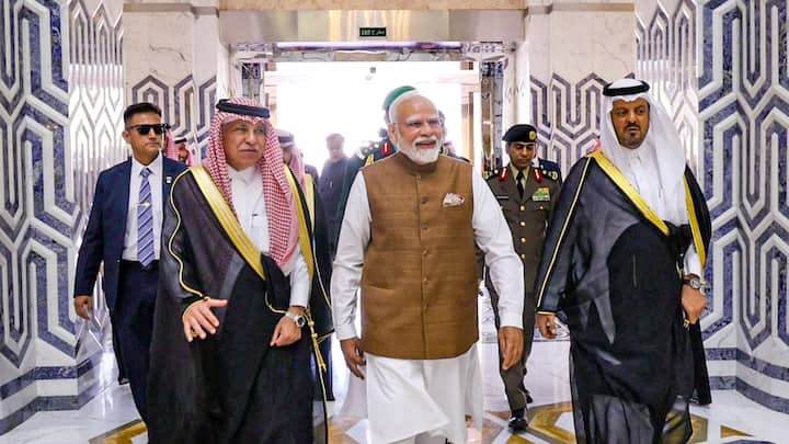 PM Modi's evening meeting with Crown Prince Mohammed bin Salman will focus on political, security, cultural, and investment collaboration, as well as Hajj-related matters including Indian pilgrim quotas. (Image Source: PTI)